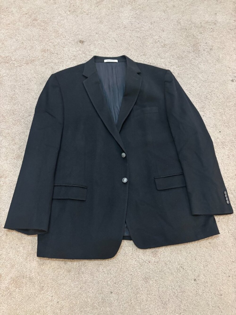 JOSEPH ABBOUD Blazer (48L, Black, Cashmere)